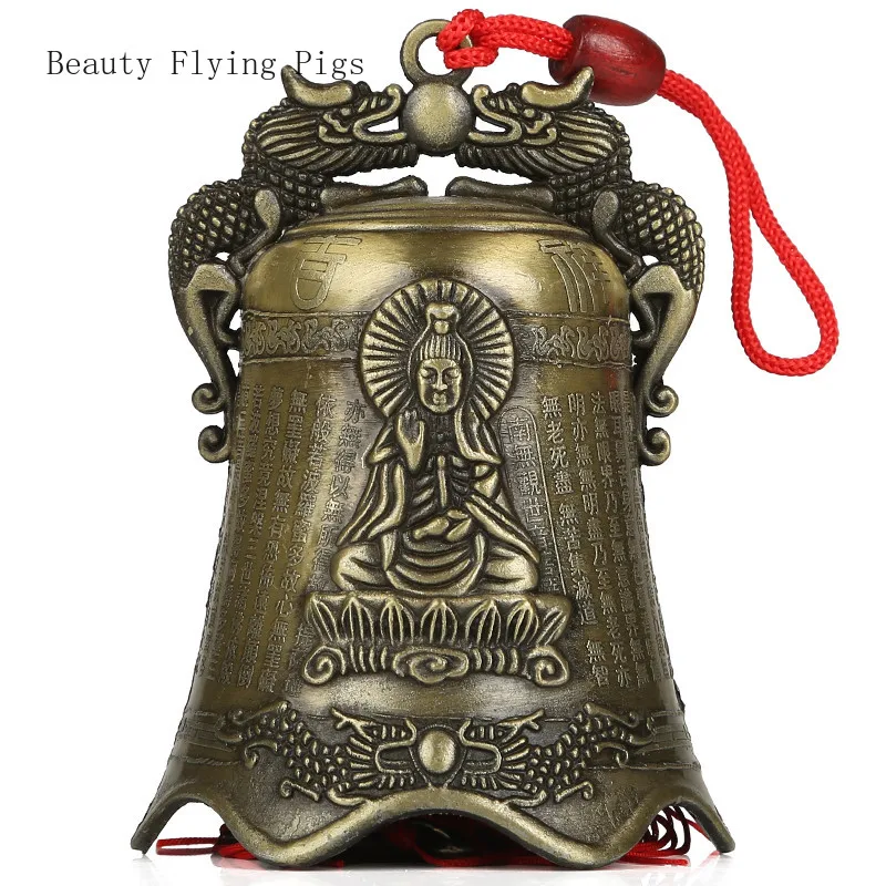 Car Accessories Bangi - โลหะผสม Wind Chime รถจี้พุทธ Hall เครื่องประดับอุปกรณ์