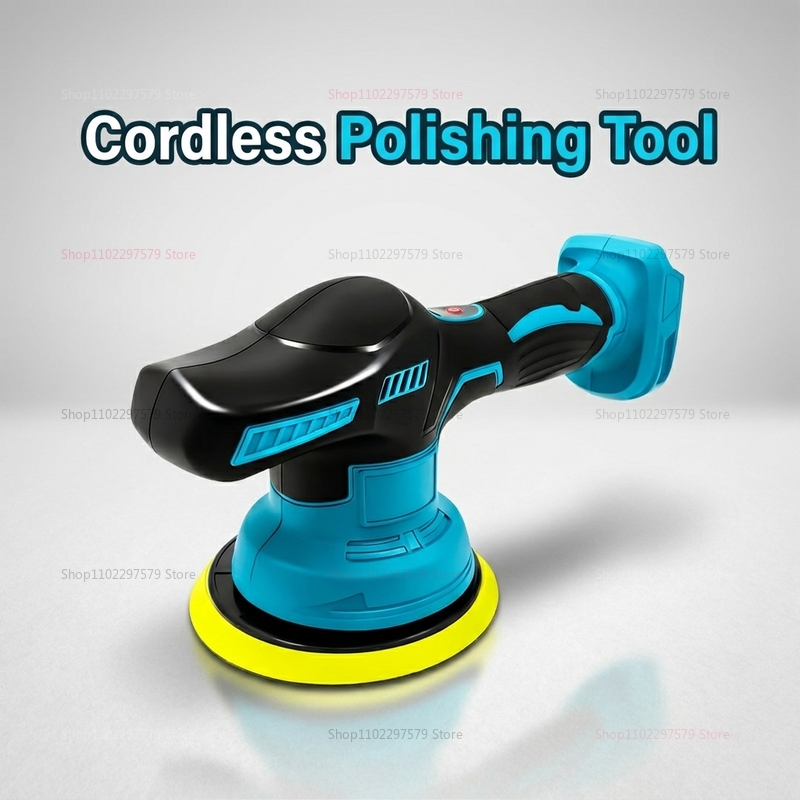 Car Detailing Brush - เครื่องขัดสีรถยนต์ไร้สาย 18V เครื่องขัดไฟฟ้าไร้สาย สำหรับขัดเคลือบเงา ขัดทราย ซีลเคลือบเงา