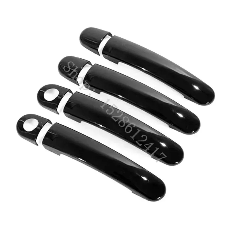Car Door Handle Protector - ฝาครอบมือจับประตูรถยนต์ ABS สำหรับ Skoda Octavia Fabia