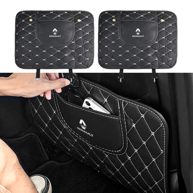 Car Trunk Organizer - กล่องจัดระเบียบท้ายรถขนาดใหญ่ กระเป๋าเก็บของแบบพับได้ สำหรับรถยนต์เรโนลต์ เมแกน 2 ดัสเตอร์