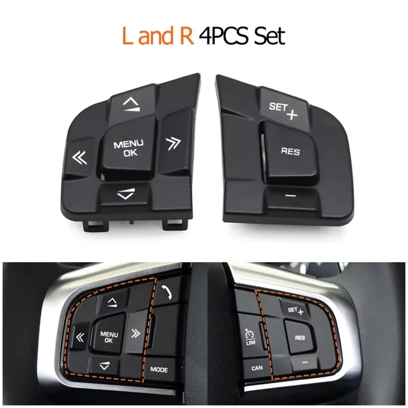 Steering Wheel Cover - LR095537 ฝาครอบปุ่มสวิตช์พวงมาลัยสำหรับแลนด์โรเวอร์ ดิสคัฟเวอรี่ สปอร์ต 2015-2019