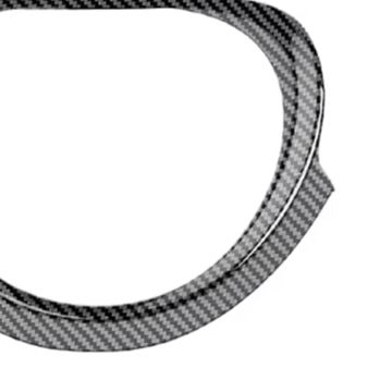 Steering Wheel Cover - พวงมาลัยรถยนต์ปุ่มกรอบคาร์บอนไฟเบอร์สำหรับฮอนด้าสำหรับ HRV สำหรับ VEZEL 2021-2024 RHD