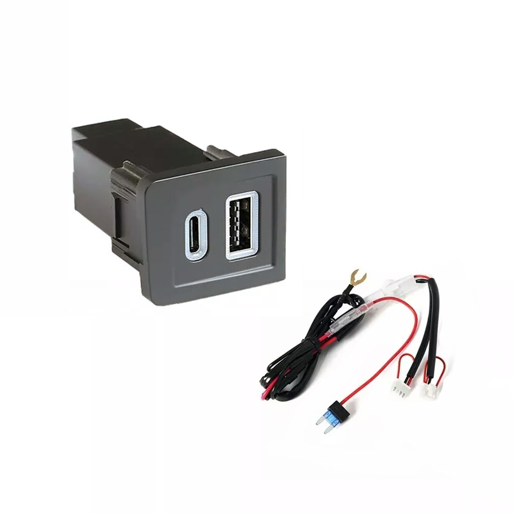 Car Accessories Qc - อะแดปเตอร์แปลงไฟรถยนต์ 1 ชิ้น ช่องเสียบ USB PD