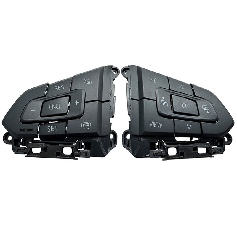 Steering Wheel Cover - ฝาครอบปุ่มสวิตช์พวงมาลัยสำหรับรถยนต์ VW Golf 8 2020-2021 T-Cross