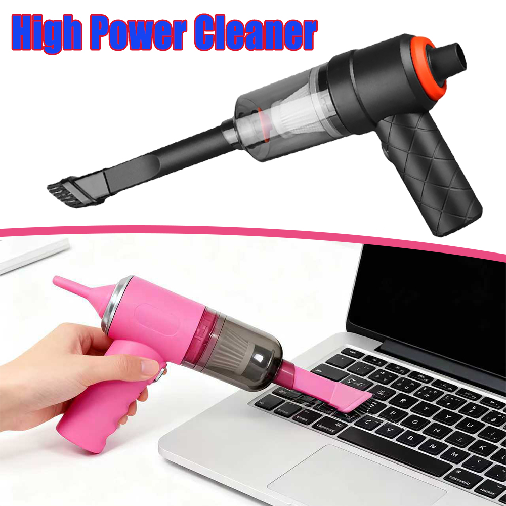 Car Vacuum Cleaner - เครื่องดูดฝุ่นในรถยนต์แบบมือถือไร้สาย 12V แบบพกพา ดูดฝุ่นแรง กำลังสูง ทำความสะอาดได้อย่างมีประสิทธิภาพ
