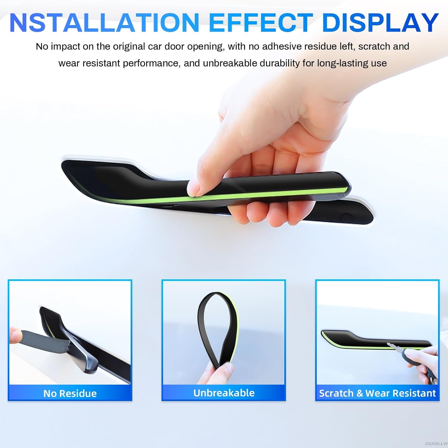 สติกเกอร์ติดรถยนต์เทสล่า รุ่น  - Car Door Handle Protector บทวิจารณ์และราคา