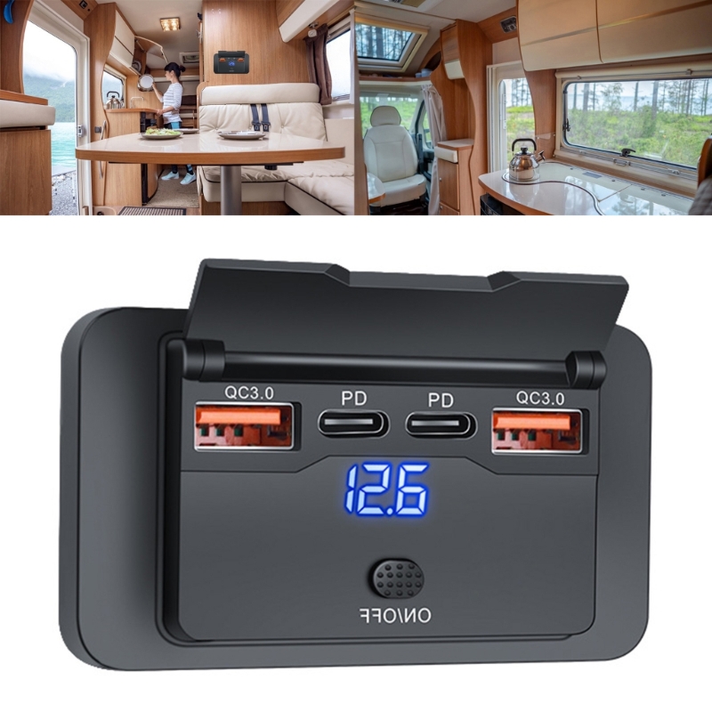 ที่ชาร์จในรถยนต์ 4 พอร์ต รองรั - Car Accessories Qc บทวิจารณ์และราคา