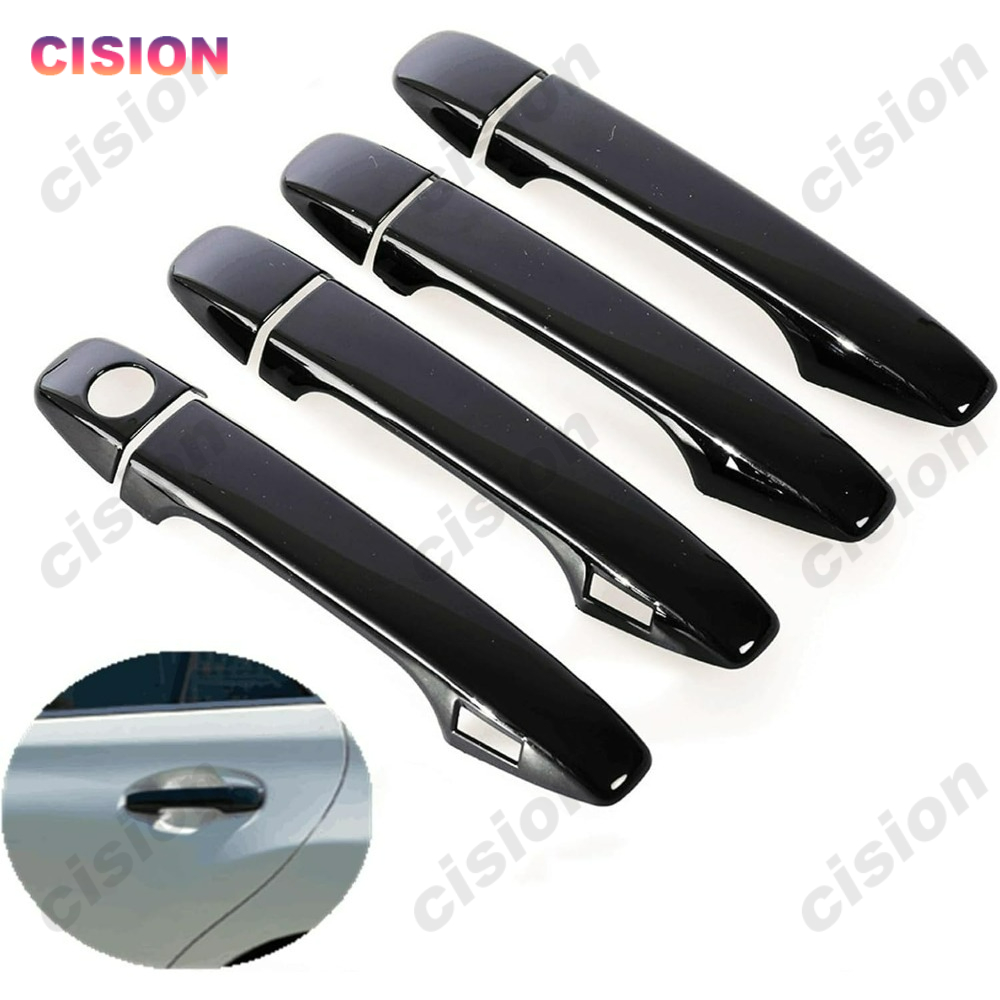 แผ่นปิดมือจับประตูรถยนต์ ลายโค - Car Door Handle Protector บทวิจารณ์และราคา