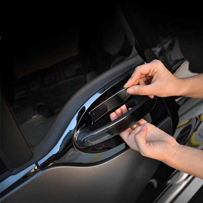สติ๊กเกอร์กันรอยขอบมือจับประตู - Car Door Handle Protector บทวิจารณ์และราคา