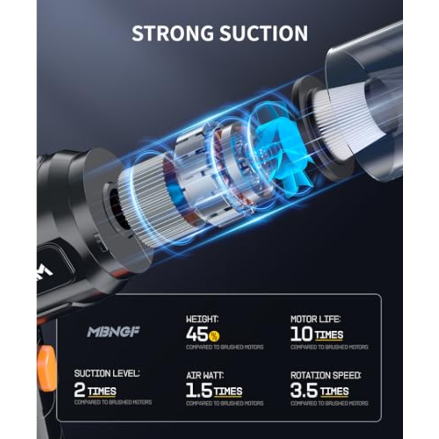 เครื่องดูดฝุ่นในรถยนต์ไร้สายแบ - Car Vacuum Cleaner บทวิจารณ์และราคา