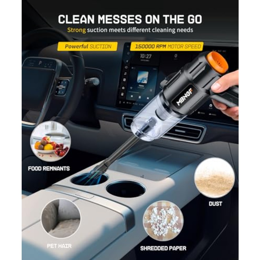 เครื่องดูดฝุ่นในรถยนต์ไร้สายแบ - Car Vacuum Cleaner บทวิจารณ์และราคา