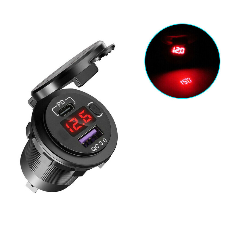 แบบพกพา QC 3.0 + PD Dual USB F - Car Accessories Qc บทวิจารณ์และราคา
