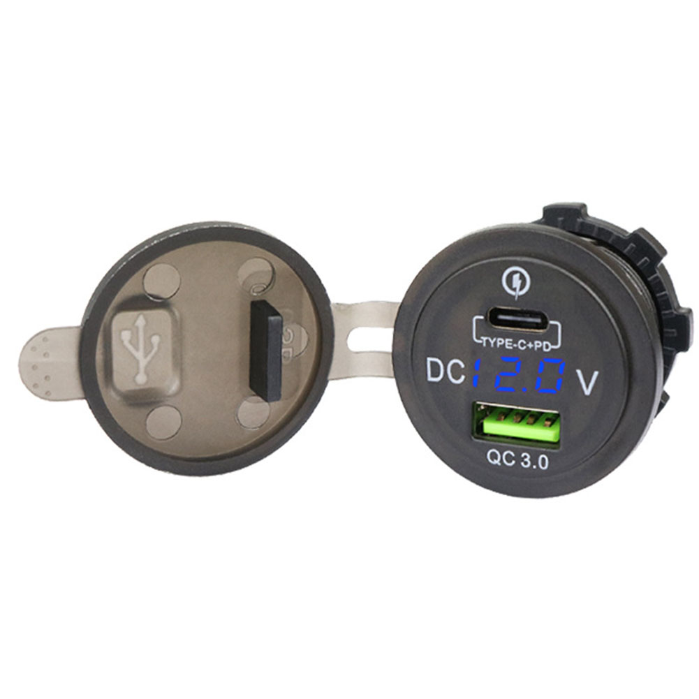 เต้ารับไฟ LED QC 3.0 พร้อมโวลต - Car Accessories Qc บทวิจารณ์และราคา