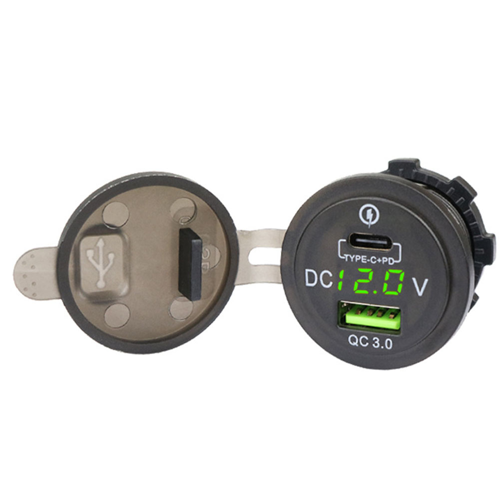 เต้ารับไฟ LED QC 3.0 พร้อมโวลต - Car Accessories Qc บทวิจารณ์และราคา