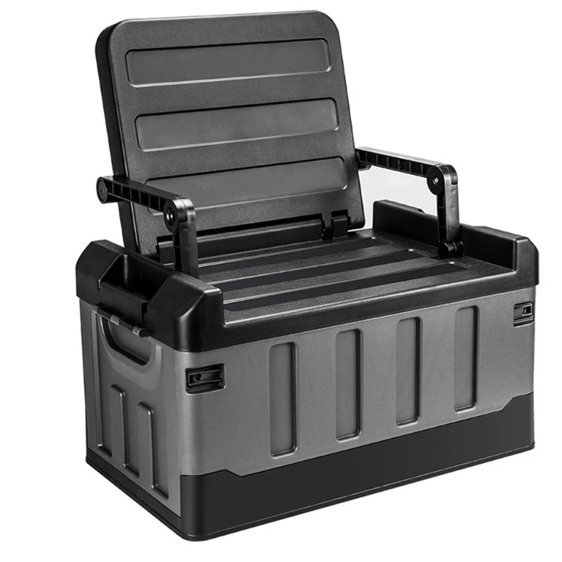 กล่องเก็บของแบบพับได้ขนาดใหญ่แ - Car Trunk Organizer บทวิจารณ์และราคา