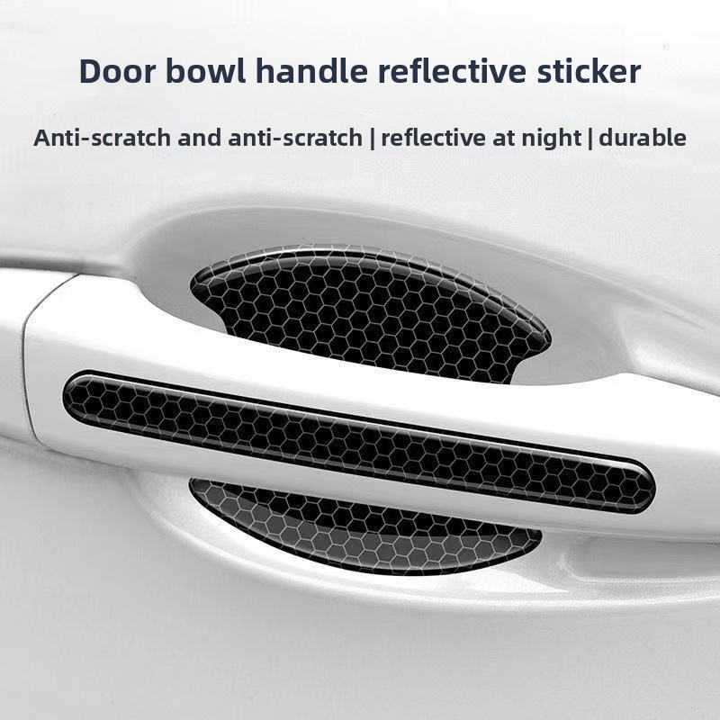 สติ๊กเกอร์ป้องกันรอยขีดข่วนสำห - Car Door Handle Protector บทวิจารณ์และราคา