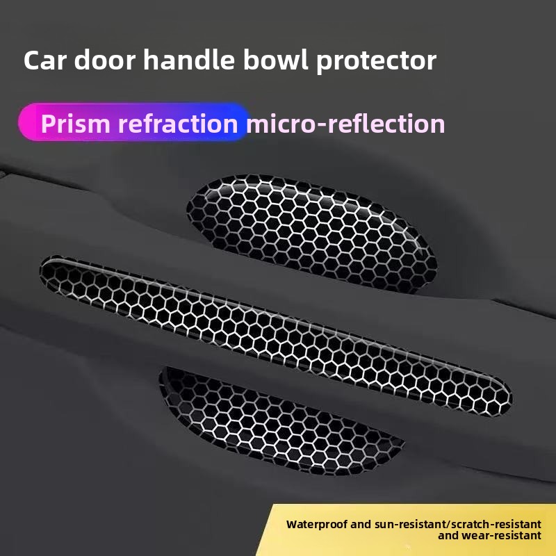 สติ๊กเกอร์ป้องกันรอยขีดข่วนสำห - Car Door Handle Protector บทวิจารณ์และราคา