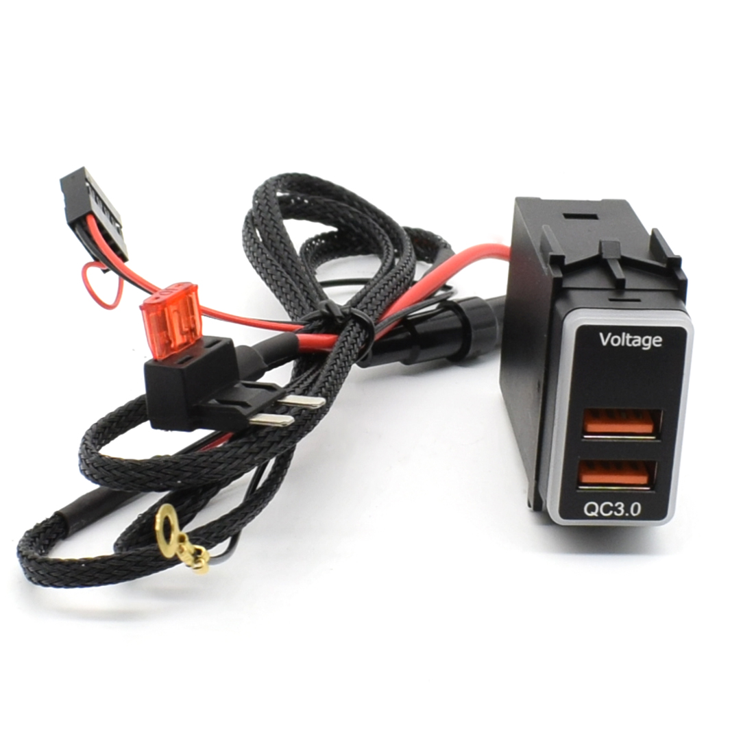 QC 3.0ชาร์จรถ Dual USB Fast Ch - Car Accessories Qc บทวิจารณ์และราคา