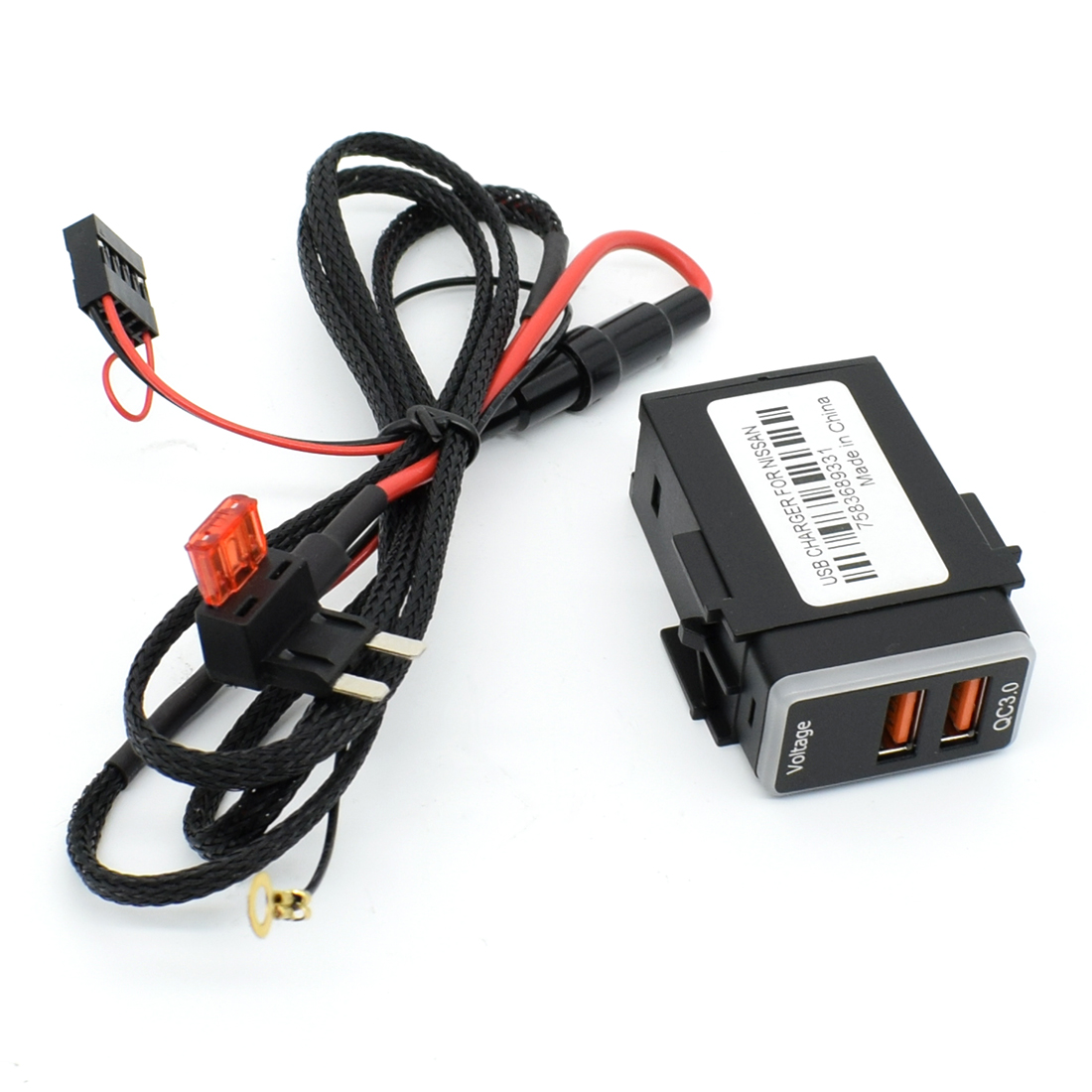 QC 3.0ชาร์จรถ Dual USB Fast Ch - Car Accessories Qc บทวิจารณ์และราคา