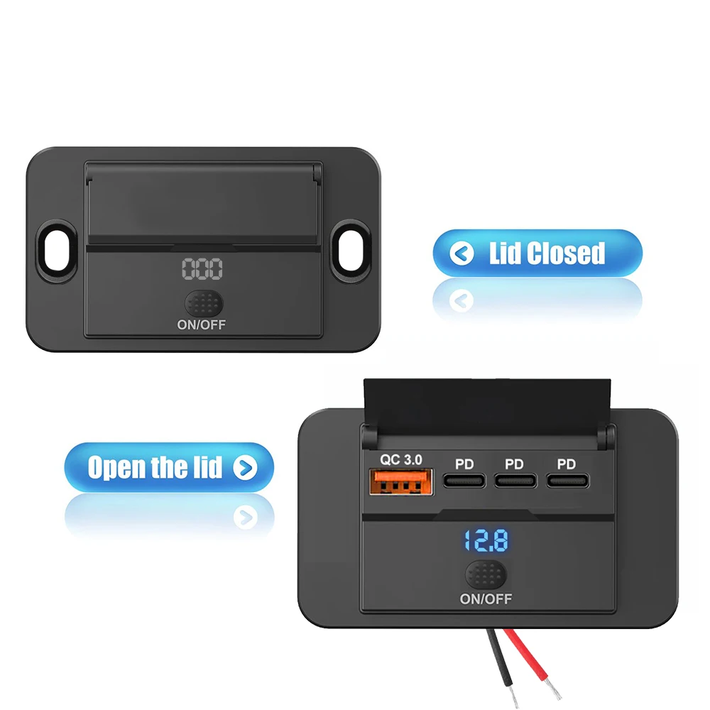 เต้ารับ USB สำหรับรถยนต์ ปี 20 - Car Accessories Qc บทวิจารณ์และราคา