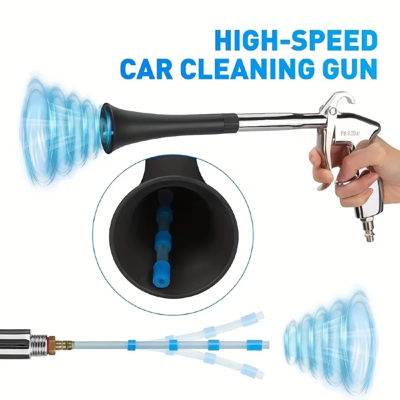 ปืนทำความสะอาดภายในรถยนต์แบบลม - Car Detailing Brush บทวิจารณ์และราคา