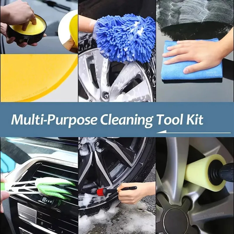ชุดแปรงทำความสะอาดรถยนต์ใหม่ แ - Car Detailing Brush บทวิจารณ์และราคา
