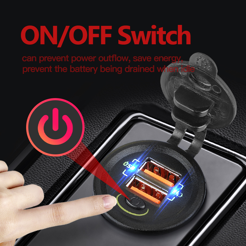 เครื่องชาร์จ USB ในรถ36W QC3.0 - Car Accessories Qc บทวิจารณ์และราคา
