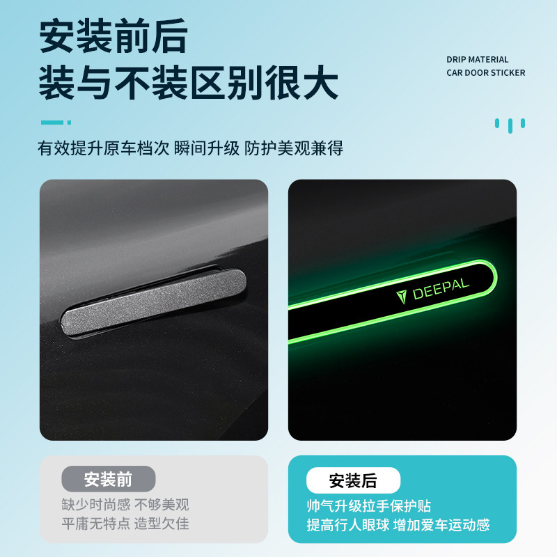 แผ่นป้องกันรอยขีดข่วนที่มือจับ - Car Door Handle Protector บทวิจารณ์และราคา