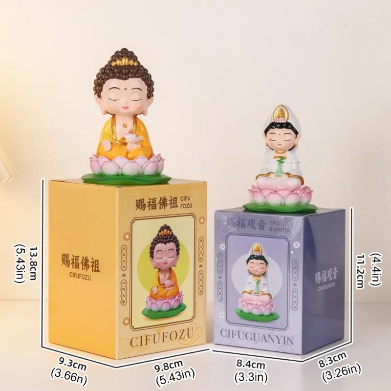 QX2E พระพุทธรูปรูปปั้น Guan Yi - Car Accessories Bangi บทวิจารณ์และราคา