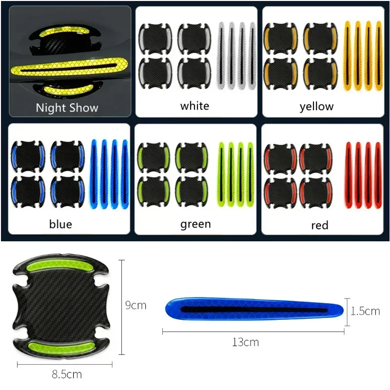 สติกเกอร์สะท้อนแสงติดประตูรถยน - Car Door Handle Protector บทวิจารณ์และราคา