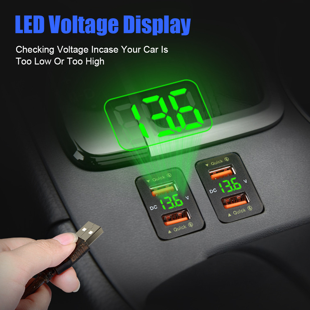 ที่ชาร์จในรถยนต์ QC 12-24V พร้ - Car Accessories Qc บทวิจารณ์และราคา