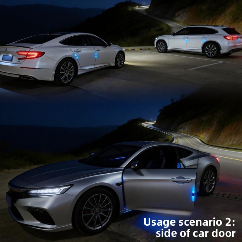 ไฟแฟลช LED พลังงานแสงอาทิตย์สำ - Car Door Handle Protector บทวิจารณ์และราคา