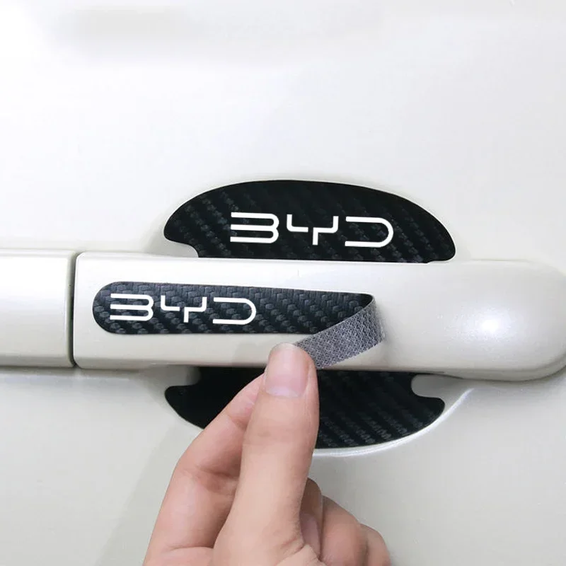 สติ๊กเกอร์กันรอยคาร์บอนไฟเบอร์ - Car Door Handle Protector บทวิจารณ์และราคา